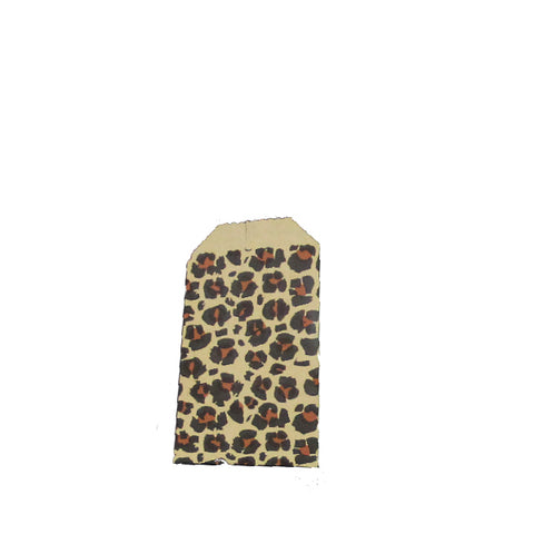 010803 (LEOMINI) Bolsa animal print, leopardo paq. / 100 piezas (3 x 5 pulg)