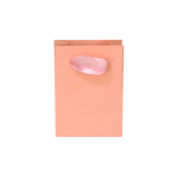 (010965) BOLSA DE PAPEL DE LISTÓN ROSA - 6 X 8 X 3.5 CM