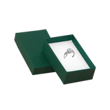 020491(C1VE) Caja VERDE ESMERALDA chica para anillo (4.7x7.x3 cm)