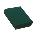 020493(C5VE) Caja VERDE ESMERALDA cuadrada para cadena, arena y anillo (8.5x11.5x3 cm)