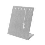 (05026) Tabla terciopelo Gris para cadena (20x25x11cm)
