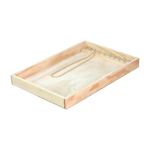 (053076) Charola de madera sin tapa para 10 cadenas  (23x32x4cm)