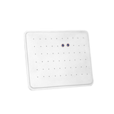 (085011)Exhibidor de PVC para 30 pares de broquel color blanco (19X14.5X4.5cm)