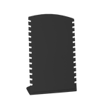 (086007) Exhibidor de PVC para 13 cadenas acostado color negro (18X28.5X8cm)