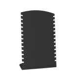 (086007) Exhibidor de PVC para 13 cadenas acostado color negro (18X28.5X8cm)