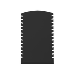 (086007) Exhibidor de PVC para 13 cadenas acostado color negro (18X28.5X8cm)