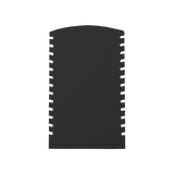 (086007) Exhibidor de PVC para 13 cadenas acostado color negro (18X28.5X8cm)