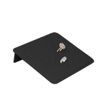 (086009) Exhibidor de PVC para 18 anillos color negro (19X14.5X4.5cm)