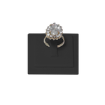 (086021) Exhibidor de PVC para un anillo color negro (5X5X2.5cm)