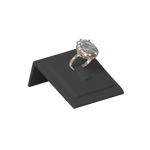 (086021) Exhibidor de PVC para un anillo color negro (5X5X2.5cm)