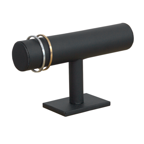 (6101V) BASTON SENCILLO DE VINIL NEGRO PARA ARO  (23.5 x14 cm)