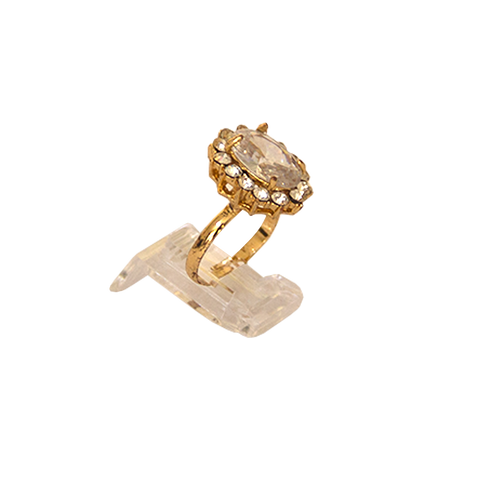 (A1P) PESTAÑA PARA ANILLO P/50 PIEZAS DE PLASTICO TRASPARENTE (1.5 x 3 x 1 cm)