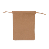 011308 (B3MQ) Bolsa grande de terciopelo maquillaje rectangular PAQ CON 5 PCZ (14 x 20 cm)