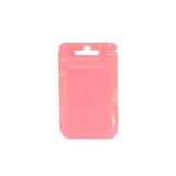 (BC6X10RS) BOLSA PLASTICA PAQUETE CON 50 PIEZAS FRENTE TRASPARENTE FONDO ROSA (6X10CM)