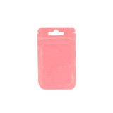 (BC6X10RS) BOLSA PLASTICA PAQUETE CON 50 PIEZAS FRENTE TRASPARENTE FONDO ROSA (6X10CM)