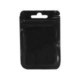(BC7X12NG) BOLSA PLASTICA PAQ 50 PIEZAS FRENTE TRASPARENTE FONDO NEGRO (7.5X12CM)