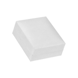 (CR3BC)ESTUCHE CARTER BLANCO PARA CADENA Y ARETES (6.9X4.1X2.9CM)