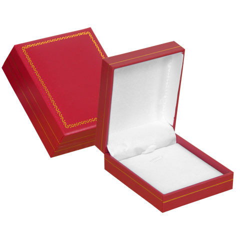 (CR3D) ESTUCHE CARTER ROJO PARA DIJE  (6.9 x 4.1 x 2.9 cm)