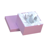 020386(C10LA) Caja lila para aro (8.5 x 8.5 x 5.5 cm)