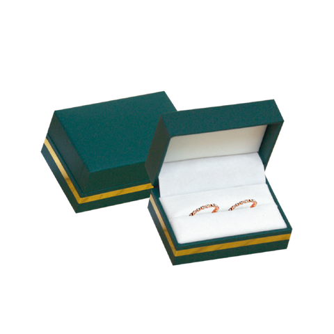 (CR2VE) ESTUCHE CARTER VERDE ESMERALDA  PARA ARGOLLAS  (7.4 x 4.9 x 4 cm)