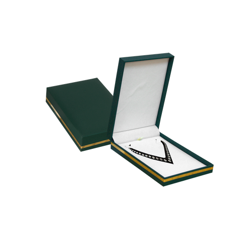 (CR8VE)ESTUCHE CARTER VERDE ESMERALDA PARA GARGANTILLA CHICO(11X15.7X3.5CM)