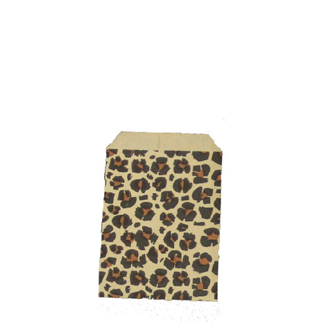 010804 (LEOCH) Bolsa animal print, leopardo paq. / 100 piezas (4 x 6 pulg)