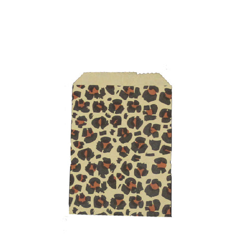 010805 (LEOM) Bolsa animal print, leopardo paq. / 100 piezas (5 x 7 pulg)