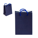 010901 (BP0AM) Bolsa mini de papel azul marino con asa  (3.5 x 8 x 5.9 cm)