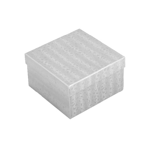020119 (AG9P) Caja plata cuadrada para aro (9 x 9 x 5.3 cm)