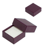 020302 (C0AM) Caja lisa, color morado para broquel (3.8 x 3.8 x 2 cm)