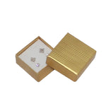 020304 (C00OR) Caja dorada mini para broquel  (4 x 4 x 2 cm)