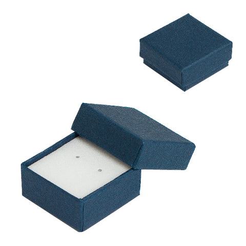 020308 (C0NV) Caja lisa, color azul navy para broquel (3.8 x 3.8 x 2 cm)