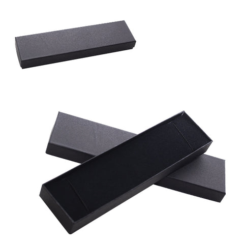 020337 (C7NG) Caja lisa, color negro para pulsera (22 x 5 x 2.5 cm)
