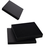 020346 (C8NG) Caja lisa, color negro para collar (18.5 x 15 x 3 cm)
