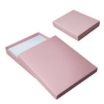 020350(C8RS) Caja rosa grande para collar (15 X 18.5 X 3 cm)