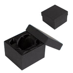 020358 (C10NG) Caja lisa, color negro para aro (8.5 x 8.5 x 5.5 cm)