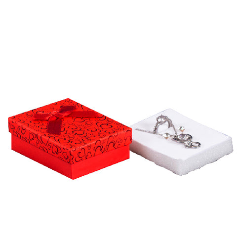 021803 (2503) Caja pasión, para cadena , aretes y anillo (7 x 9.5 x 2.9 cm)