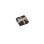 021908 (1302) Caja chocolate para arete 5.4 x 4.3 x 2.4 cm