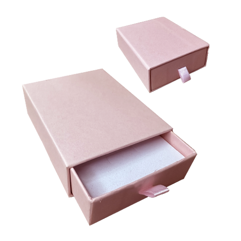 (022008) Caja tipo cajon rosa para juego grande (9x9x3cm)