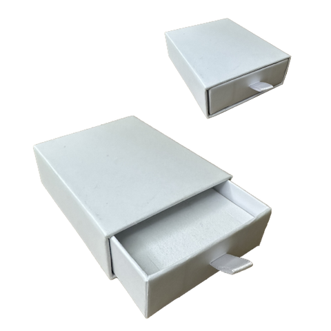(022010) Caja tipo cajon blanca para juego grande (9x9x3cm)