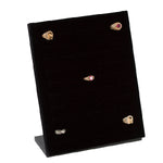 051611 (JZBT) Exhibidor de terciopelo negro, tabla para 50 anillos (24.5 x 20cm)