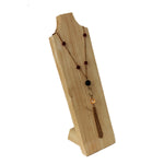 053057 Exhibidor de madera cuerpo para collar (27.5x10.5cm)